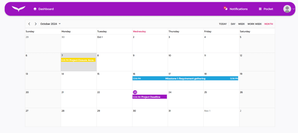 scheduler, calendar, events