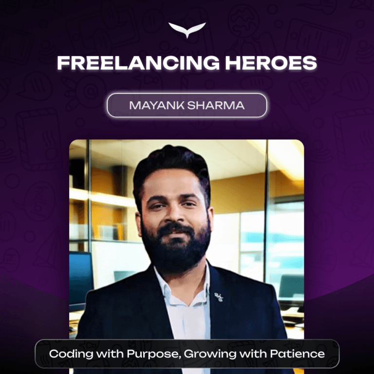 Mayank Sharma: Qwego Freelancing Heroes