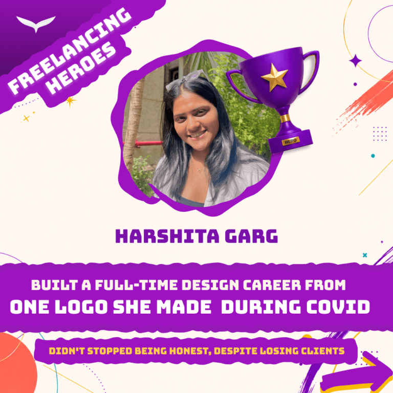 Harshita Garg | Built a design career from one logo she designed during covid